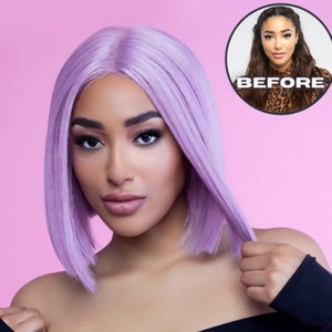 Etsy purple wig cheap