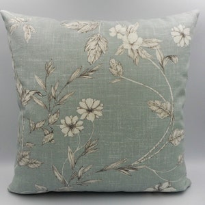 English Gardenia Fabric by Harlequin~Modern Floral Pillow Cover~Fabric Printed in the UK~Designer Cushion Cover~Ready to Ship