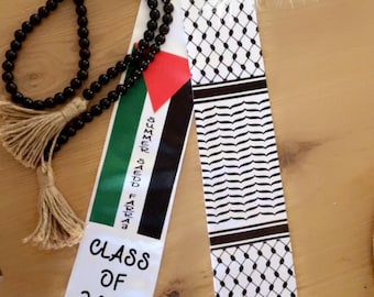Palestinian / Kuffieh Graduation Stole