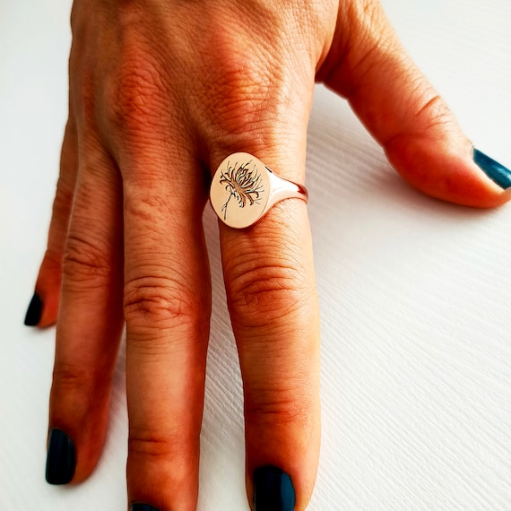 Spider Lily Ring, Equinox Flower Ring, Autumn Flower Gift