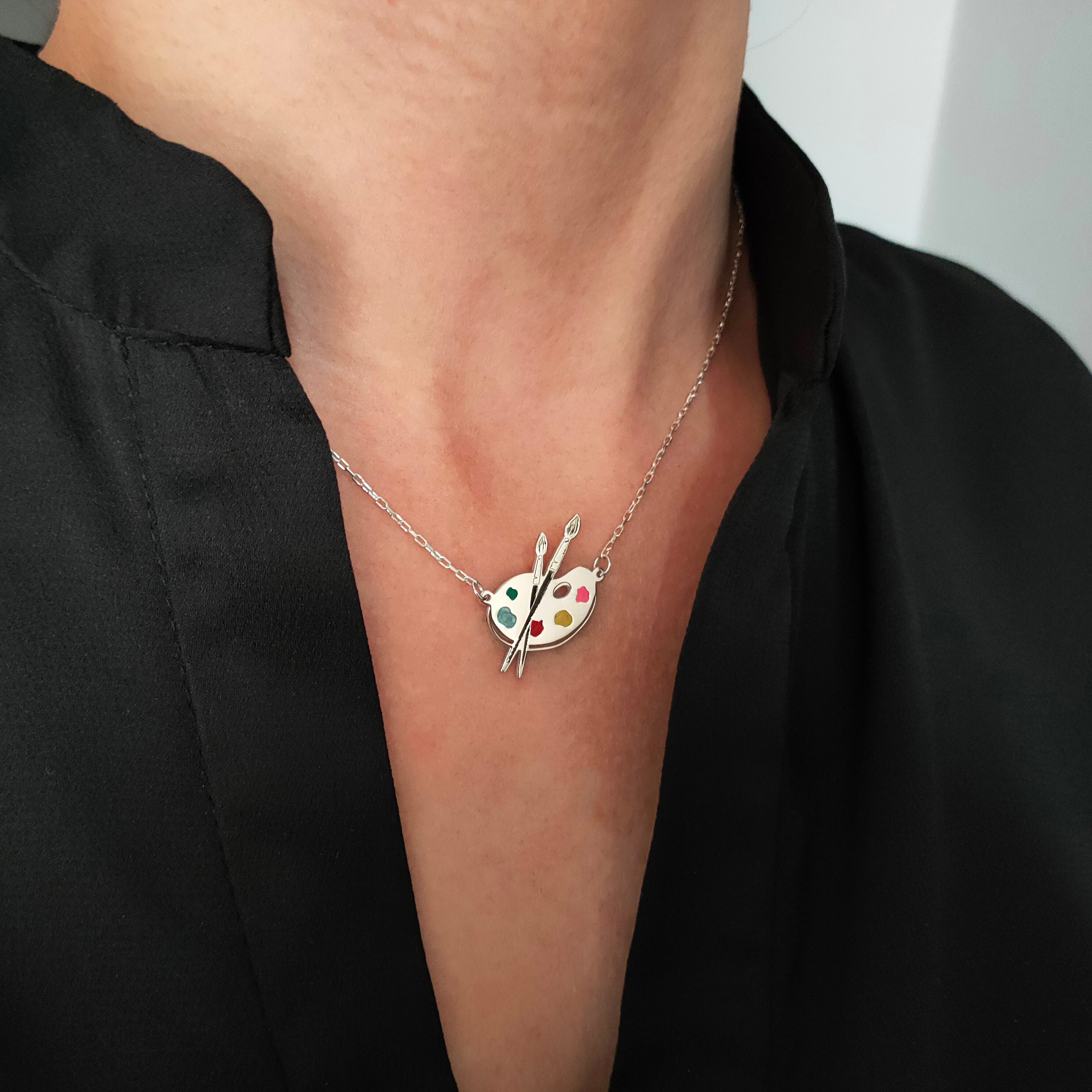 Art necklace best sale