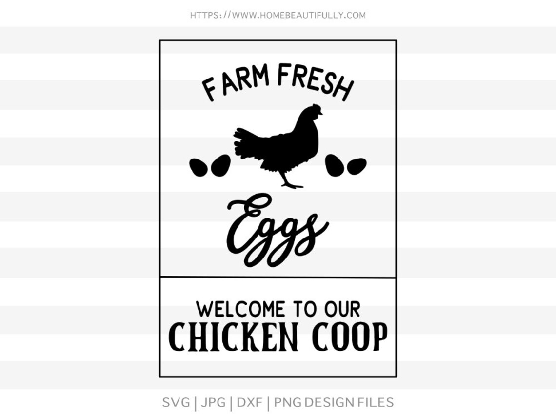 Chicken Coop Signs SVG Bundle Etsy