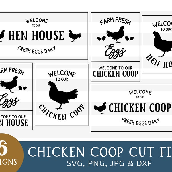 Chicken Coop Signs SVG Bundle