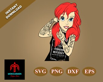 Punk Princess Disney Pack Multilayered Png Svg Clip Art Art Collectibles Winedownvilla Com