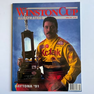 Vintage Nascar Winston Cup Illustrated Magazine April 1991 Ernie Irvan