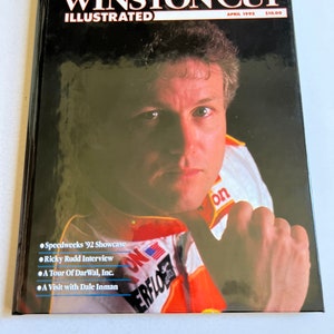 Vintage Nascar Winston Cup Illustrated Magazine Book April 1992 Ricky Rudd