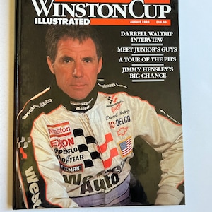 Vintage Nascar Winston Cup Illustrated Magazine Book August 1992 Darrell Waltrip