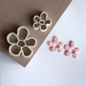 Moldes de arcilla polimérica de flores, moldes de arcilla de polímero de  margarita de silicona en miniatura para manualidades, fabricación de joyas