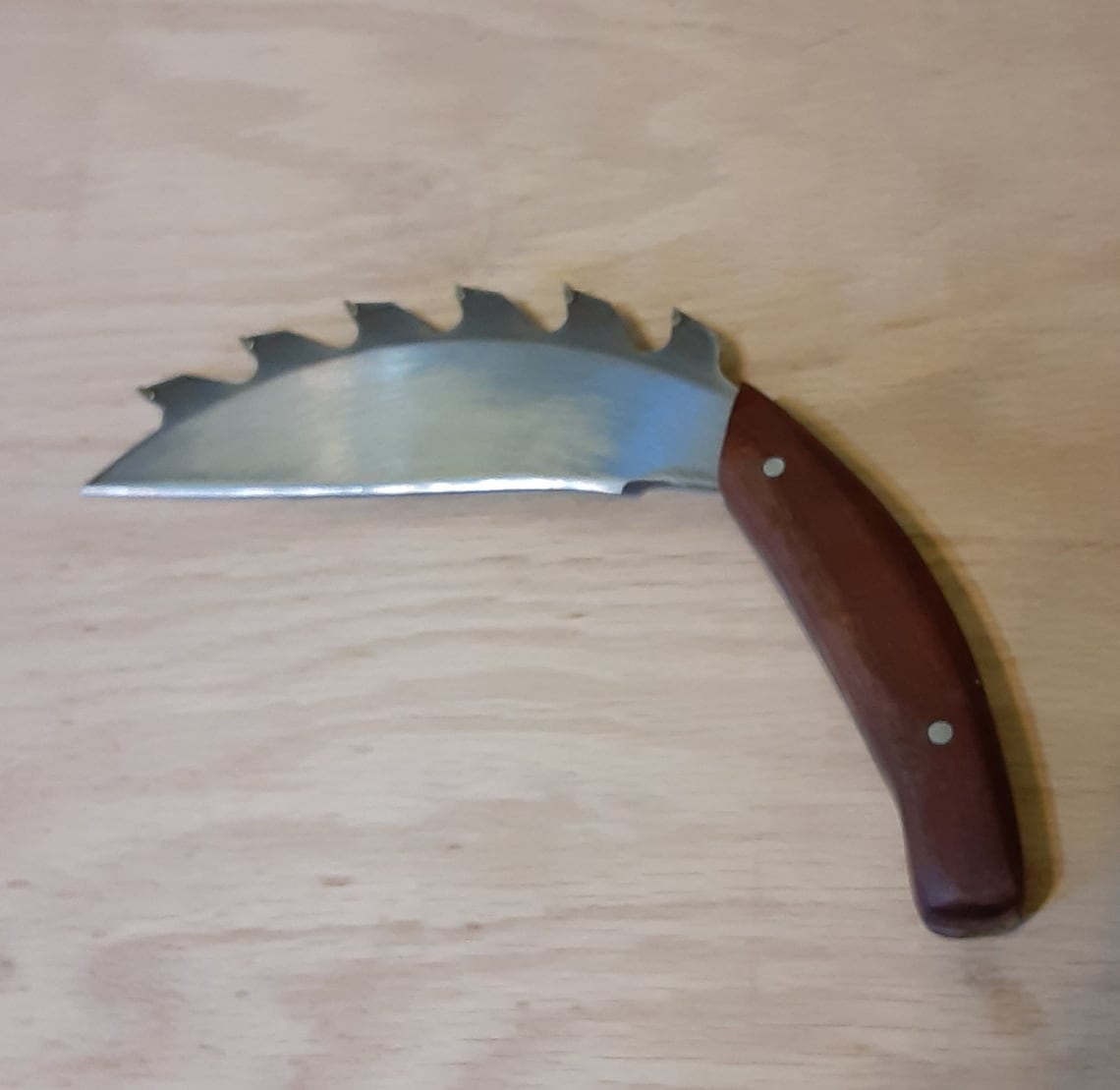 Circular SAWBLADE KNIFE with SHEATH 2 Etsy