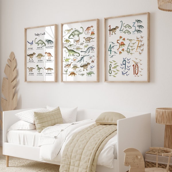 Dinosaur Nursery Prints - Etsy
