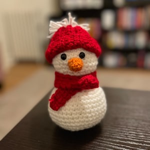 Crocheted Snowman Plush