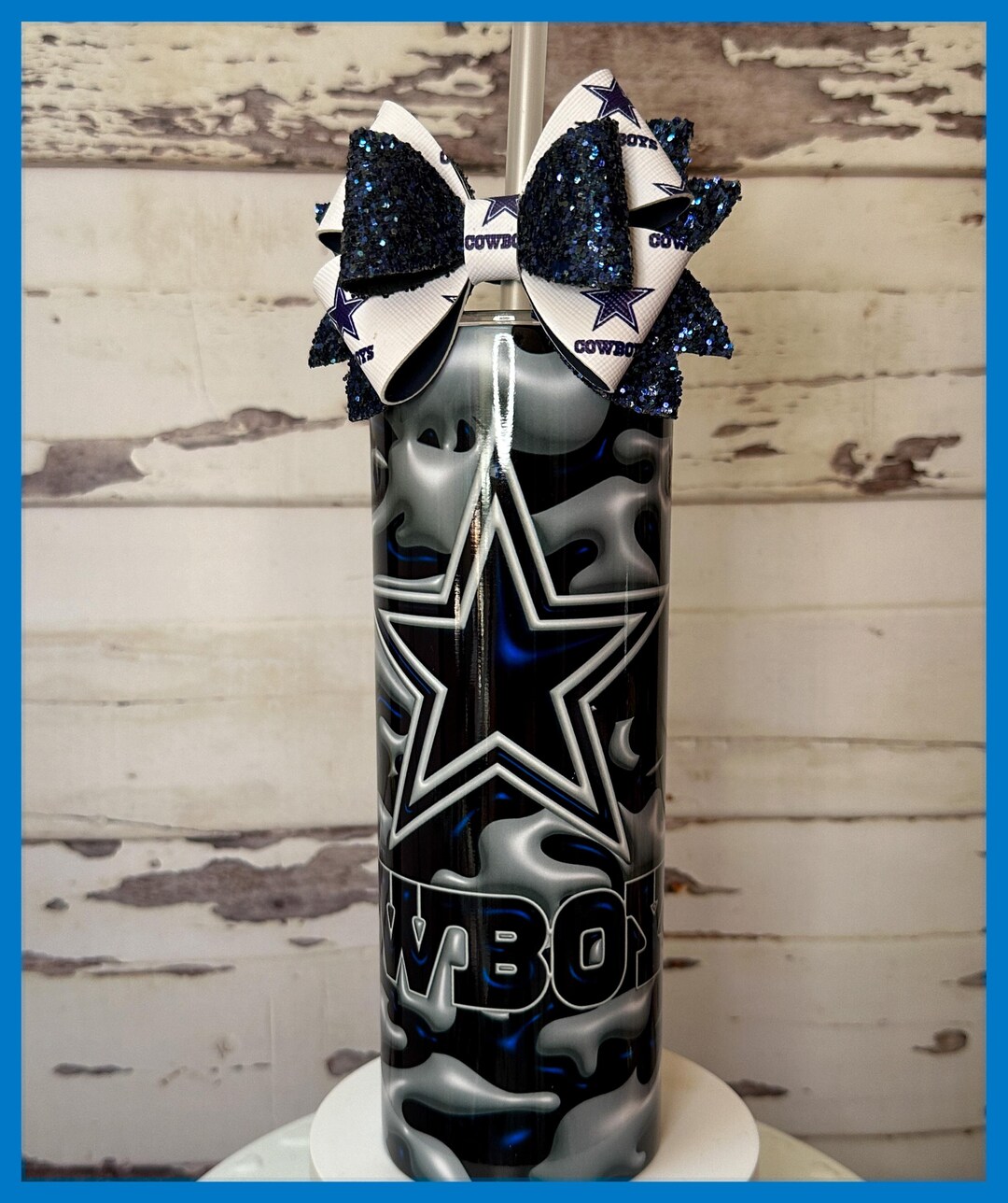 Ready to Ship Dallas Cowboys 20oz Skinny Tumbler new Design Smokin' HOT ...