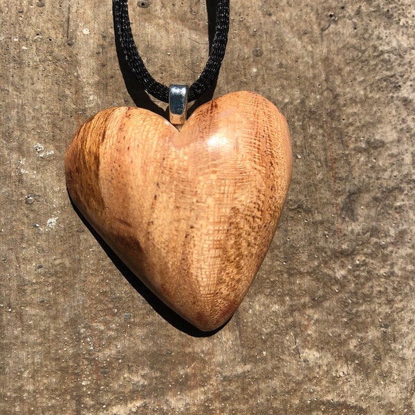 Handmade Chinaberry Heart Pendant