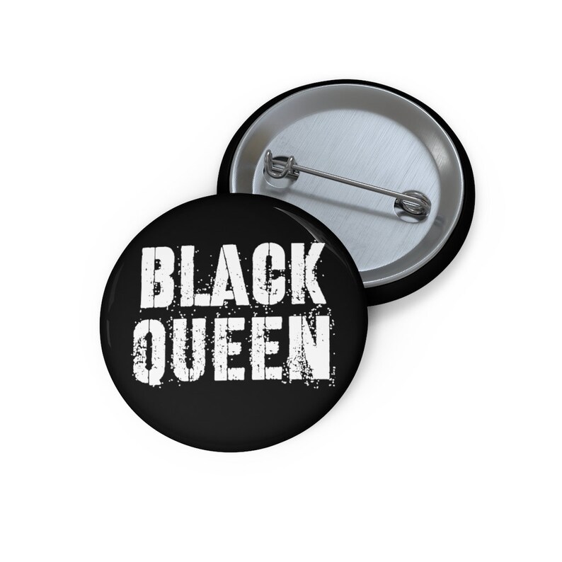 or Shirt! Stylish Button for Your Poster Board Black Queen Original Pin Bag