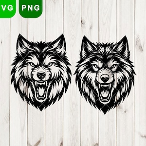 Wolf Face SVG File, Layered Wolf Svg, Wolf Svg, Wolf Clipart, Mountain Wolf Svg, Wolf Shirt, Wolf Svg, Cool Wolf Head Svg, Files for Cricut