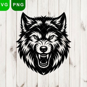 Wolf Face SVG File, Wolf Head Predator, Wolf Svg, Wolf Clipart, Mountain Wolf Svg, Wolf Shirt, Wolf Svg, Files for Cricut, Wolves svg