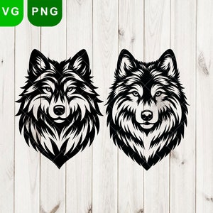Wolf Face SVG File, Wolf Head Predator, Wolf Svg, Wolf Clipart, Mountain Wolf Svg, Wolf Shirt, Wolf Svg, Cool Wolf Head, Files for Cricut