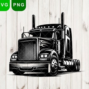 Semi Truck Svg File, Truck Svg, Semi Truck Svg, Truck Vector Clipart, Truck Driver shirt, Truck Clip art, USA Truck Driver Svg, Cutting File