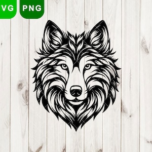 Wolf Face SVG File, Wolf Head Predator, norse svg, Wolf Svg, Wolf Clipart, Mountain Wolf Svg, Wolf Shirt, Wolf Svg, Wolfs, Files for Cricut