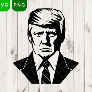 Trump SVG 2024 Queria Trump para um segundo mandato Presidente Png, Donald Trump Face Clipart, arquivos svg para cricut, Make America Great Again