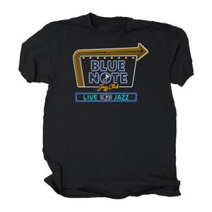 Ropa de jazz, camiseta de jazz, camiseta de jazz, camiseta de música, camiseta de amante del jazz, Blue Note, camiseta de jugador de jazz, Blue Note Jazz, regalo de jazz, camiseta retro