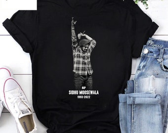 Sidhu MooseWala Legend T-shirt Hyllning Vila i frid Sidhu Moose Wala Vintage T-shirt, Sidhu MooseWala T-shirt, Fred Sidhu MooseWala T-shirt