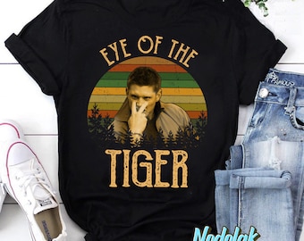 Dean Winchester Eye of The Tiger Vintage T-Shirt, Supernatural Winchesters Shirt, Winchester Brothers Shirt