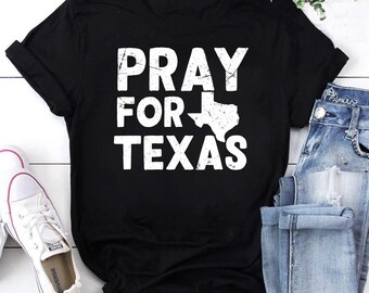 Pray for Texas Shirt – Vintage Christian Tee, Support Texas Graphic Tee, Faith-Based Texas T-Shirt, Southern Prayer Shirt
