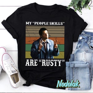 Castiel Supernatural My People Skills Are Rusty Vintage T-Shirt, Supernatural Winchesters Shirt, Winchester Brothers Shirt