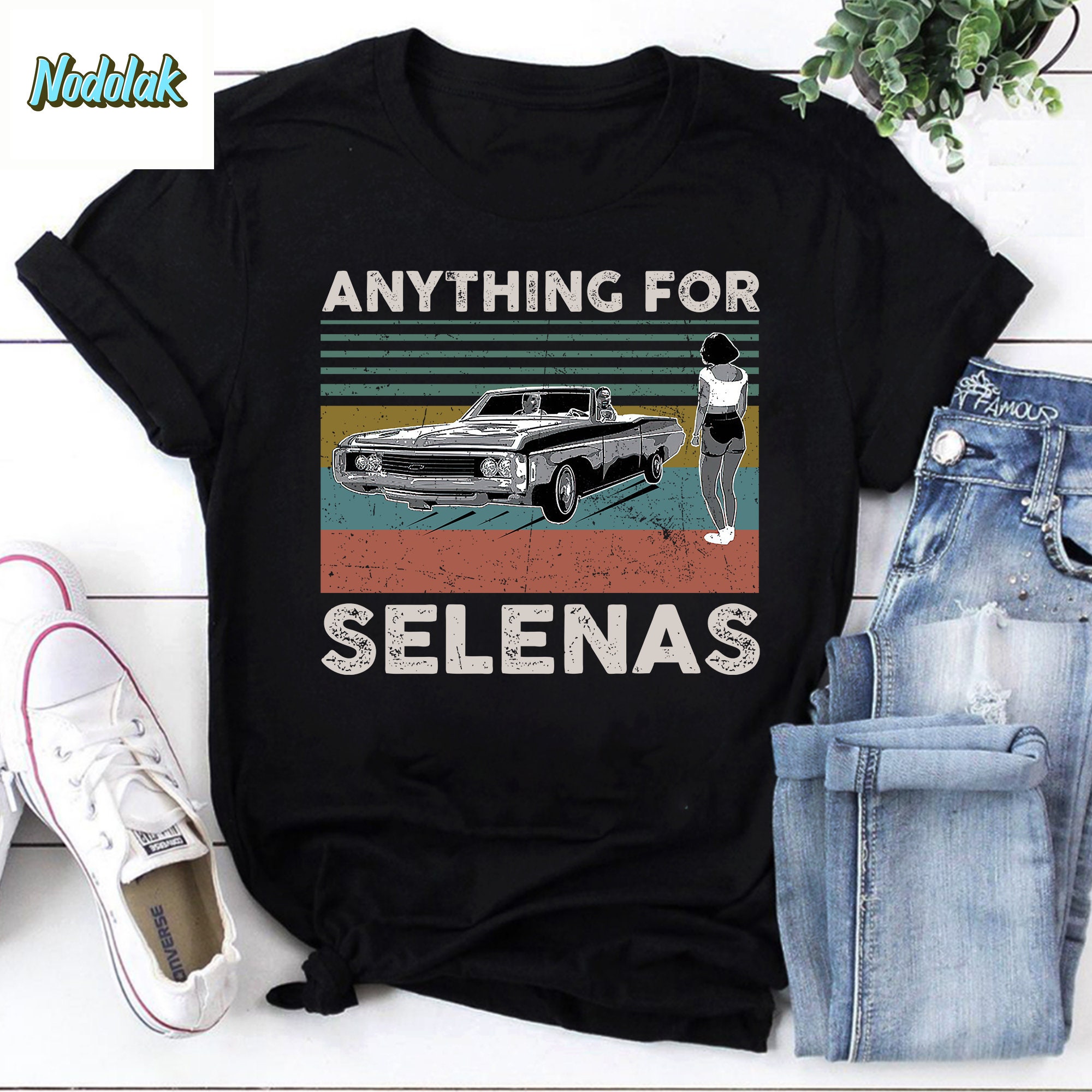 Anything For Selenas Vintage T-Shirt, For Selena Lover, Selena Shirt, La Reina Del Tejano Shirt, La Cantante Shirt, Selena Quintanilla Shirt
