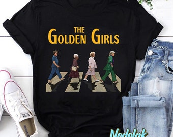 Golden Girls Crossing Road T-Shirt, The Stay Golden Shirt, The Golden Girls Shirt