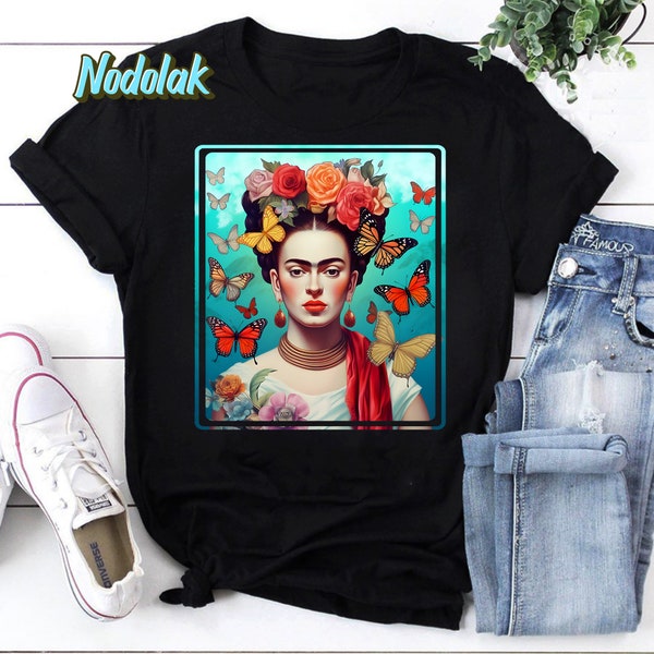 Frida Kahlo 4 Classic Vintage T-Shirt, Frida Kahlo Shirt, Feminist Shirt, Mexican Shirt, Strong Frida Kahlo Shirt