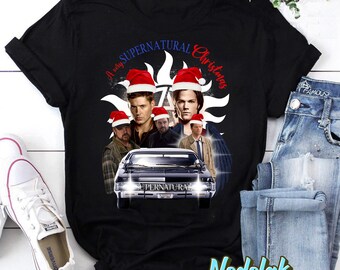 A Very Supernatural Christmas T-Shirt, Supernatural Winchesters Shirt, Supernatural Shirt, Winchester Brothers Shirt