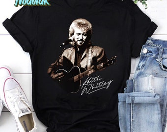 thumbnail image 2 of His Music Lives On – Vintage Keith Whitley T-Shirt, Classic Black, S-4XL 2 of 6