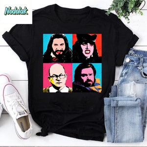 Vampir Warhol Klassiker was wir im Schatten tun Vintage T-Shirt, was wir im Schatten tun Shirt, Warhol Classic Shirt, Vampir Halloween Shirt