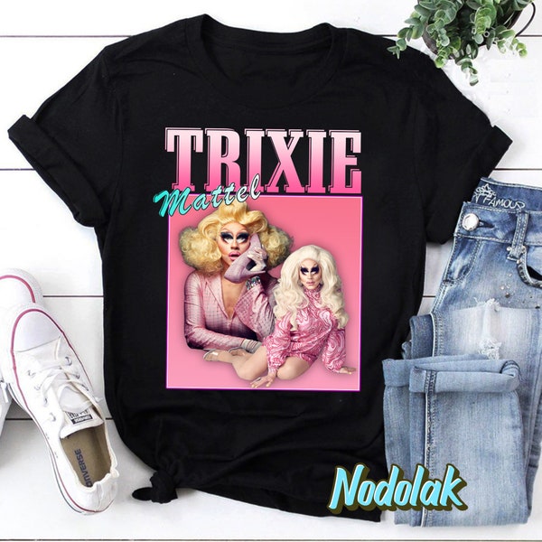 Trixie Mattel Vintage Retro Pink T-Shirt, Trixie Mattel Shirt, Trixie And Katya Shirt, Playboy Shirt