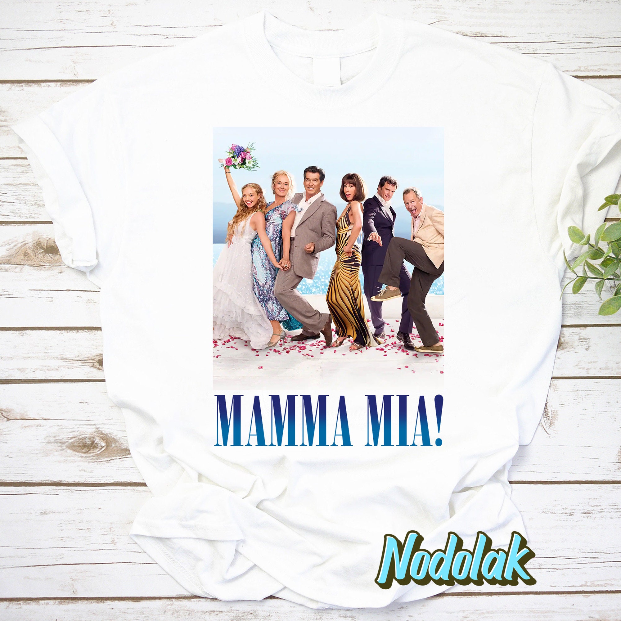 Mamma Mia T-shirt Mamma Vintage Movie Shirt - Etsy Norway