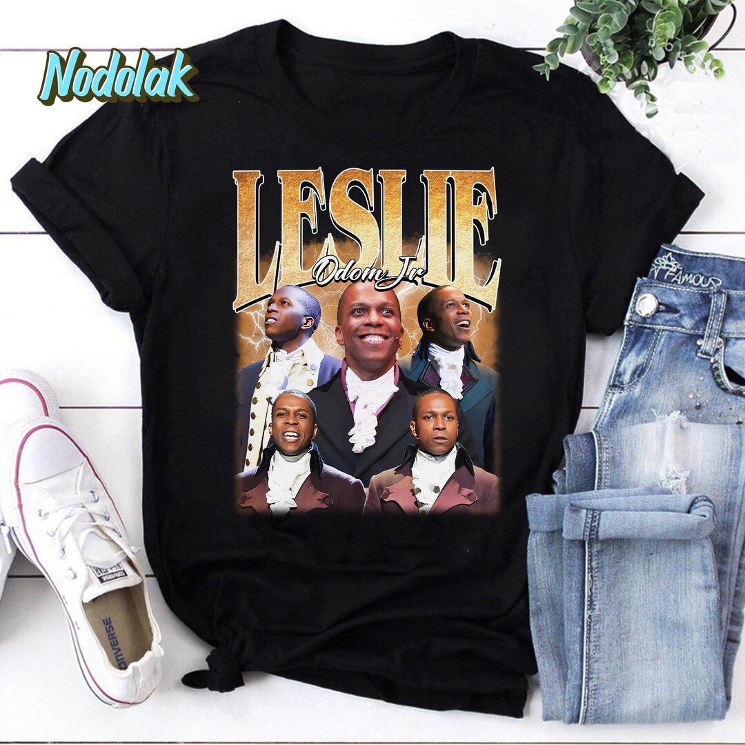 Leslie Odom Jr Bootleg Shirt – Vintage Hamilton Fan Tee, Broadway