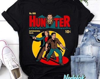 No 666 Hunter Comic Supernatural Tales T-Shirt, Supernatural Winchesters Shirt, Winchester Brothers Shirt