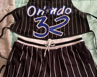 Orlando Magic Black Basketball Just Don Shorts - Rare Basketball Jerseys