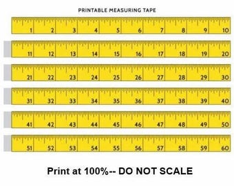 printable tape measure