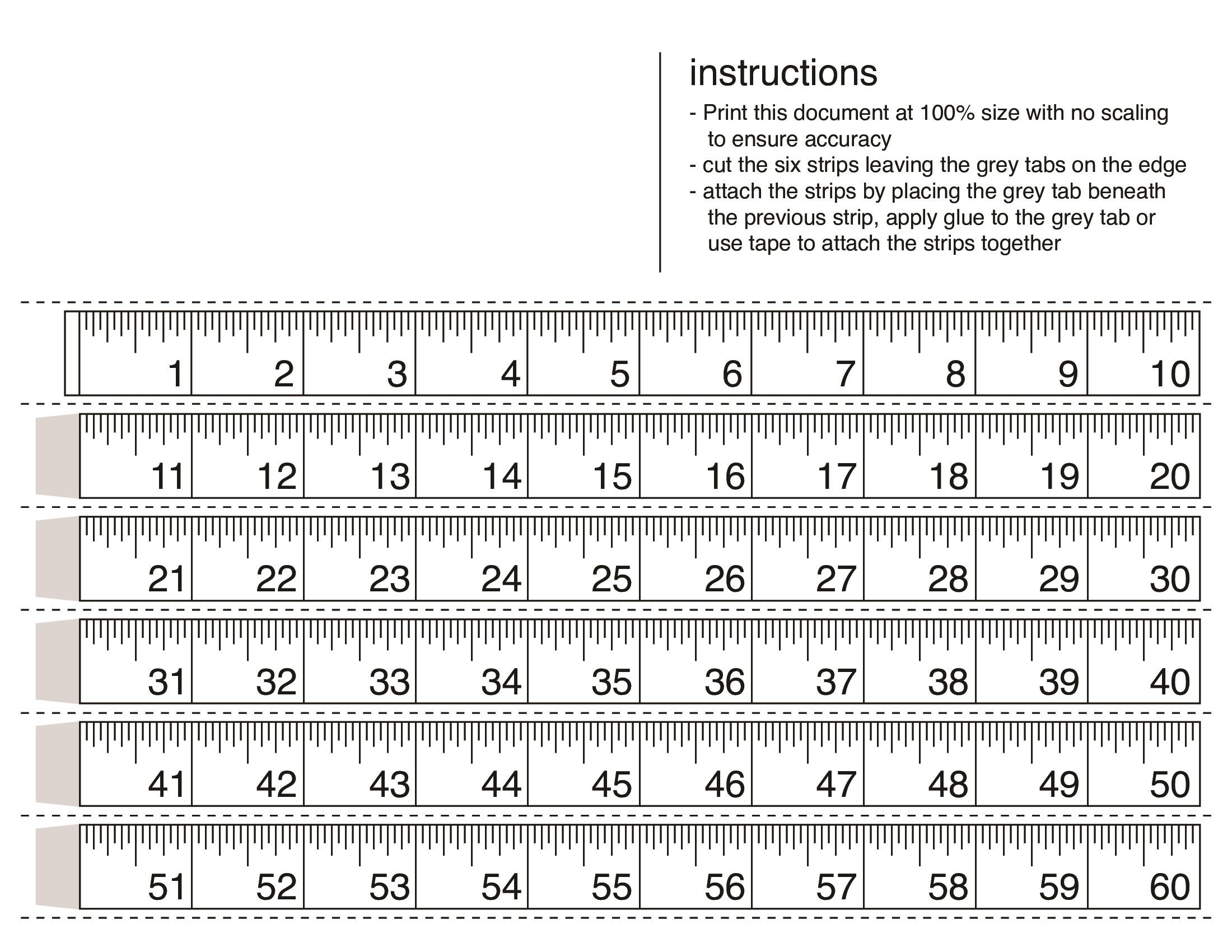 Printable Tape Measure - Measure Your Waist And Neck Circumference – SoWell  Health