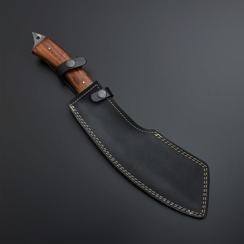 kitchen knife Damscus steel bone breaker knife meat cleaver chef knife engraved knife cook knife chef gifts meat knife meat chopper