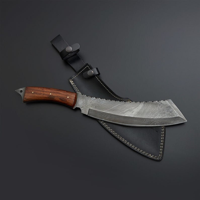 kitchen knife Damscus steel bone breaker knife meat cleaver chef knife engraved knife cook knife chef gifts meat knife meat chopper