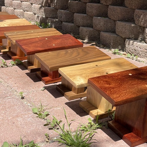 Padauk Meditation shops Stool