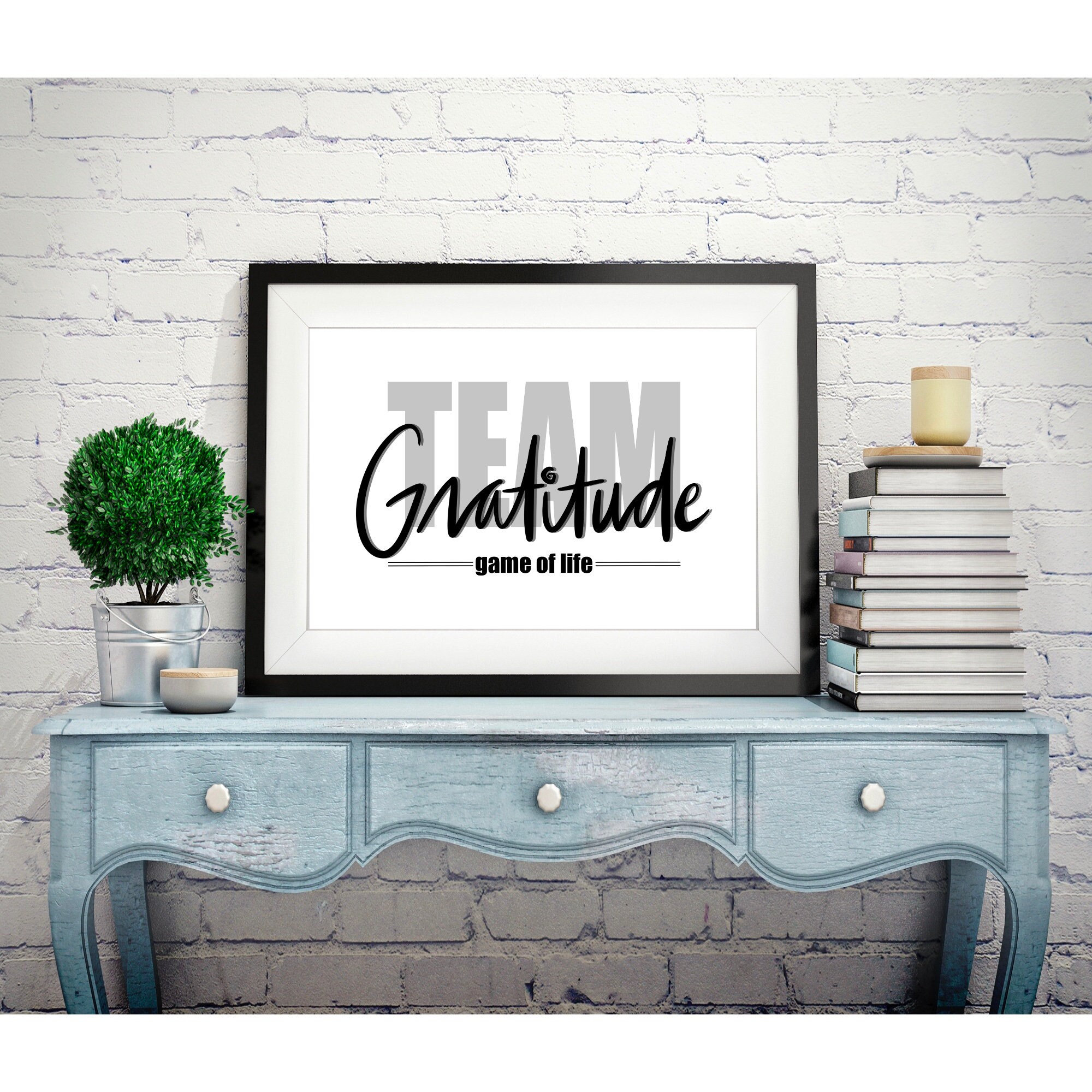 GRATITUDE PRINTABLE WALL art Gratitude Printable | Etsy