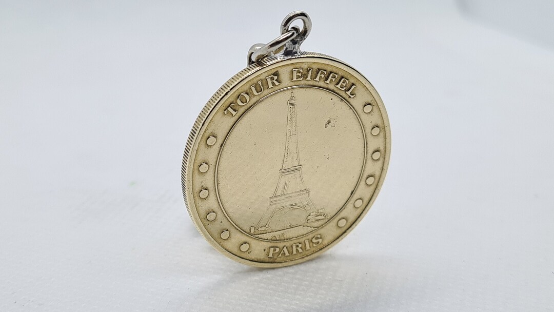 Keychain Eiffel / Paris / France / Keychain Coin / 19th Etsy