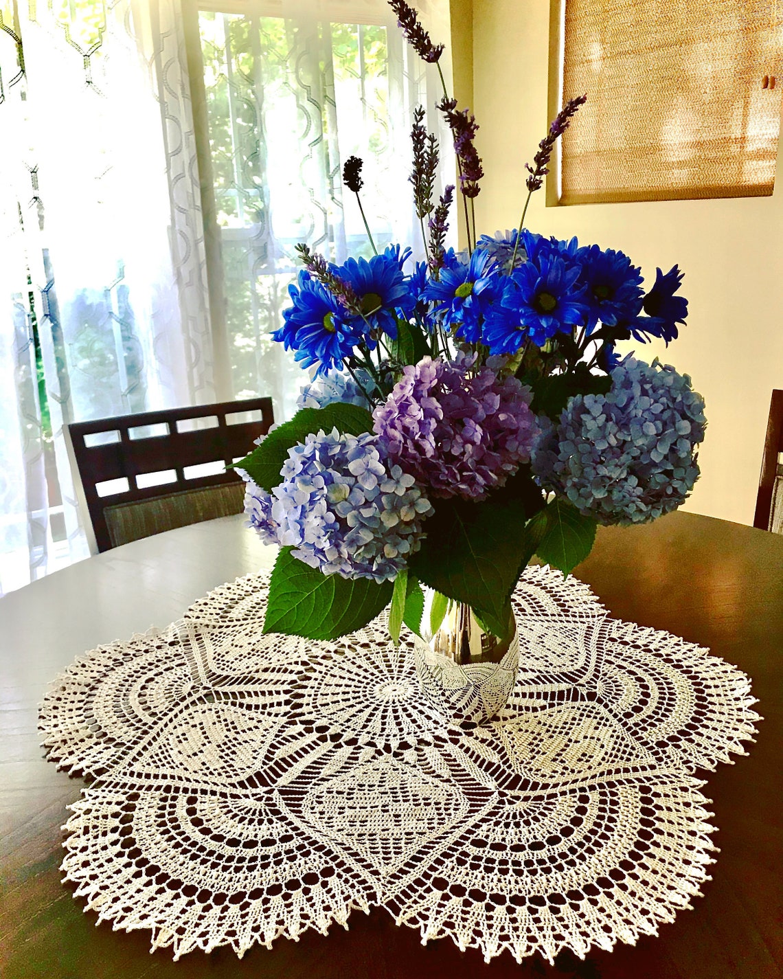 Doily for Round Coffee Table or Dining Table 32'' Etsy