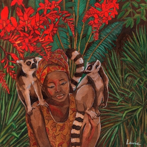 La peinture magique : la forêt tropicale