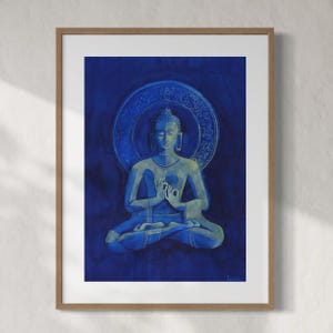 Awakening Prayer - Bouddha - Art Print - Laurie Lardinois - Limited signed edition